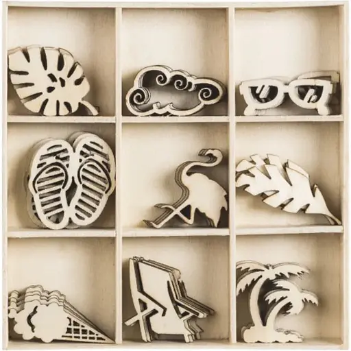 Набір міні-заготовок Knorr Prandell Пляж 10.5х10.5см 45 шт.   - фото 1