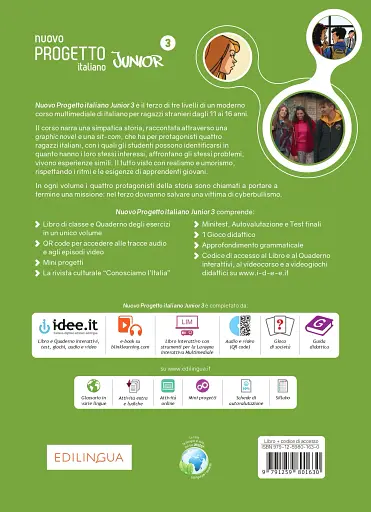 Progetto Italiano Junior Nuovo 3 Libro & Quaderno + audio + video (QR code) - фото 2