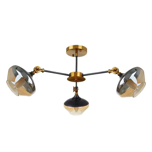 Люстра стельова Brille в спальню E27 60W G (BL-966C/3)