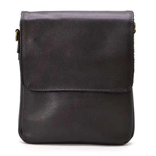 Чоловіча шкіряна сумка через плече TARWA 25х24х5 см sum0025380 - фото 3
