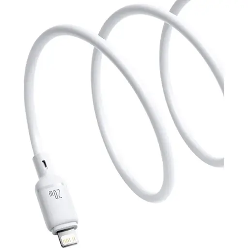 Кабель Baseus Silky Series USB-C to Lightning 20W 1m White (P10377700213-00) [155531] - фото 3