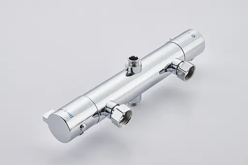 Душова система зовнішнього монтажу Nett з термостатом для душу SSH-24, Хром - фото 11