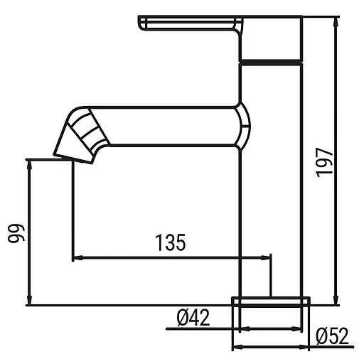 Змішувач для умивальника Koer KB-10029-05 Black KR5487 Чорний матовий - фото 3