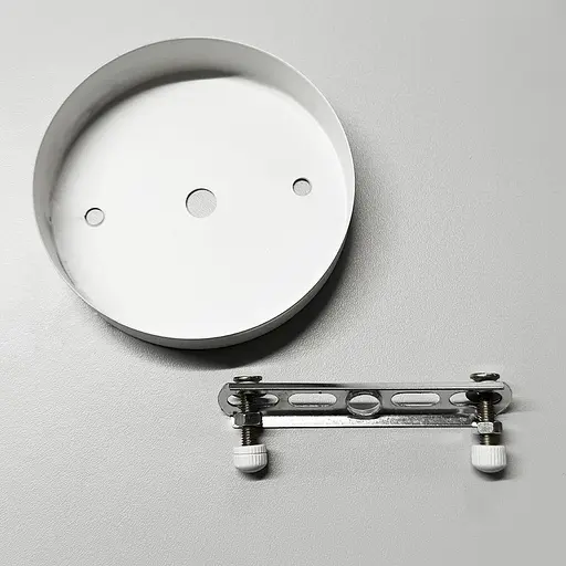 Одинарная круглая потолочная основа в белом цвете | Line F | Арт. BASE 1 WT - фото 2