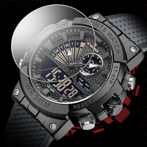 Годинник Naviforce Set Box подарочный набор, 2 ремешка - фото 11