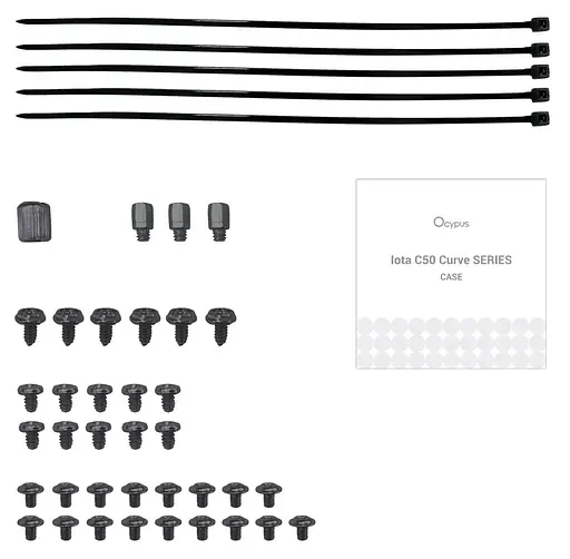 Корпус Ocypus IOTA C50 BK CURVE ARGB DIGITAL (IOTA-C50-BKD300CD-GL) Black (OTA-C50-BKD300CD-GL) - фото 8