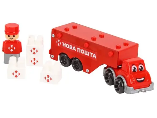 Конструктор металлический Фура Новая почта ТехноК 135 дет. (1416)  - фото 2