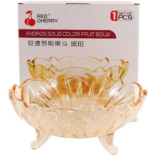 Конфетница стеклянная Interos 1250 мл дымка (000033412) - фото 2