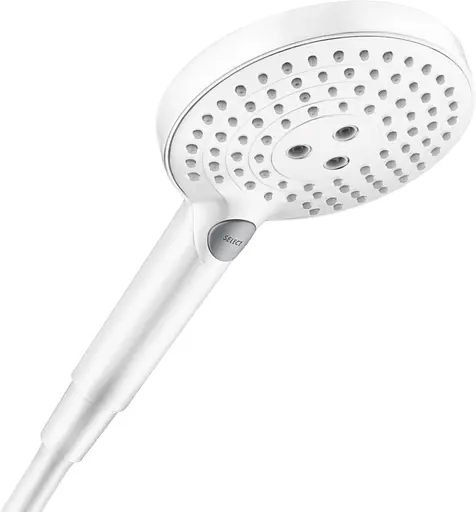 Ручной душ Hansgrohe Raindance Select S 120 3jet EcoSmart 9L белый матовый 26531700, Белый матовый - фото 1