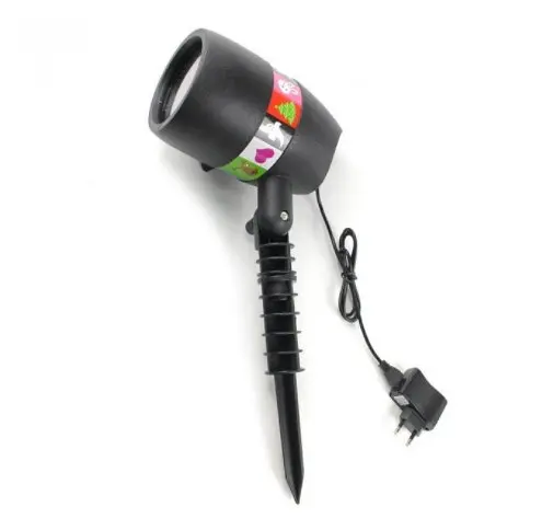 Вуличний лазерний проектор Star Shower Slide (12 слайдів) - фото 3