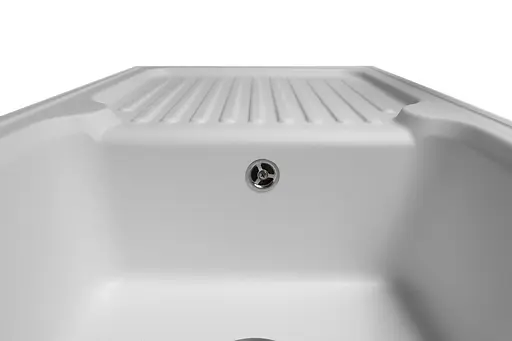 Кухонная мойка гранитная Miraggio Orlean white 861x496x210 00209002, Белый - фото 6