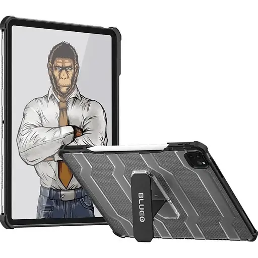Чехол Blueo Drop Resistance with Kickstand для Apple iPad Pro 11" M4/M5 (2024-2025) Black [142161] - фото 4