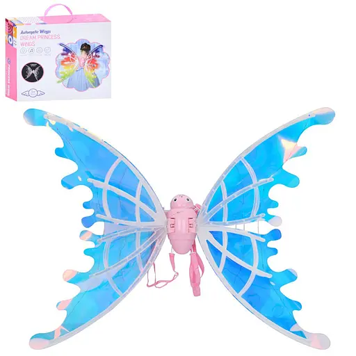 Детские карнавальные крылья "Бабочка" 3688M1 музыка, свет, подвижные