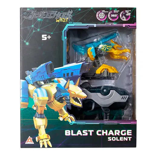 Ігровий набір Screechers Wild! S5 L1 V2 Солент запускач-бластер та машинка-трансформер (KS686114) - фото 2