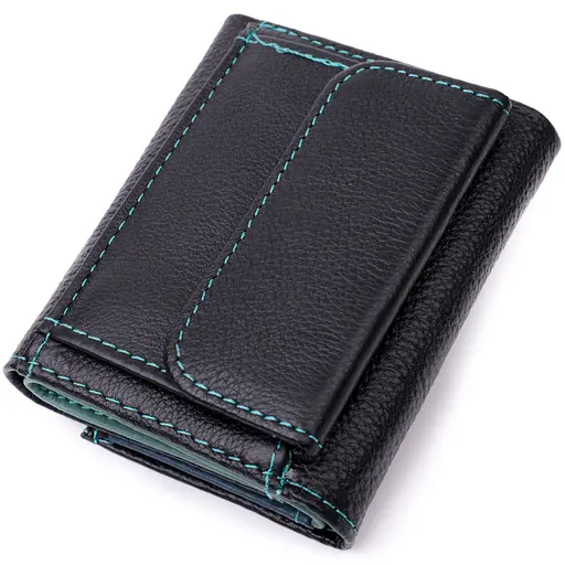 Кожаный женский кошелек ST Leather 9.5х8х2 см acs0028413 - фото 2