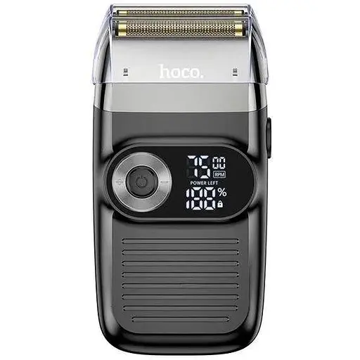 Мужская электробритва Hoco HP30 аккумуляторная бритва для мужчин серая - фото 1