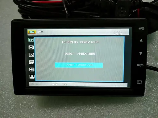 Автомобильный видеорегистратор DVR T706 (2 камеры) 1080P экран 3.5 дюйма - фото 4