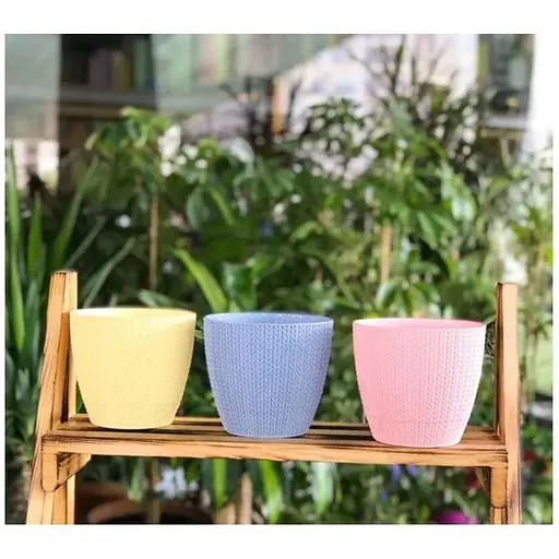 Вазон SUMELA №1 0.5l 110х110х98mm off-белый - фото 4