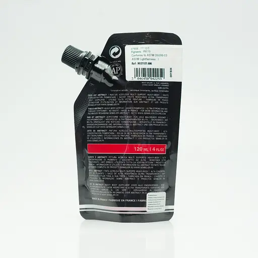 Акрилова фарба Sennelier Abstract, 120 мл, Кадмій червоний глибокий відтінок (Cadmium Red Deep Hue) - фото 2