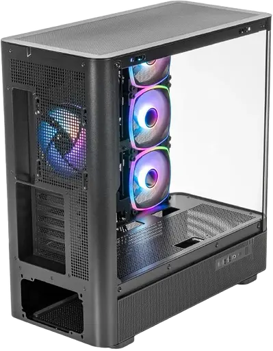 Корпус QUBE MASTERFORCE RGB Black (MASTERFORCE_GBNU3) - фото 4