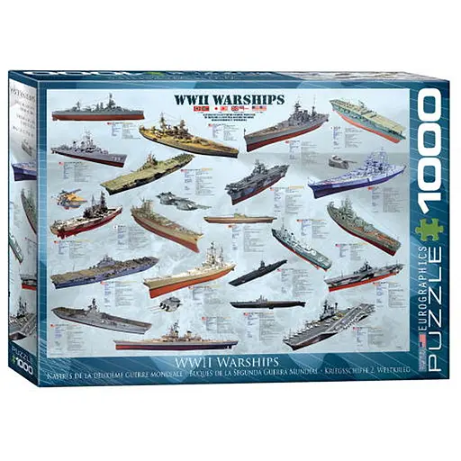 Пазл EuroGraphics Кораблі Другої світової війни 1000 ел. (6000-0133) - фото 1