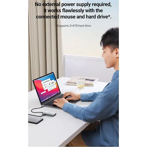 USB-хаб Ugreen CM480 4in1 (30758) [152545] - фото 15