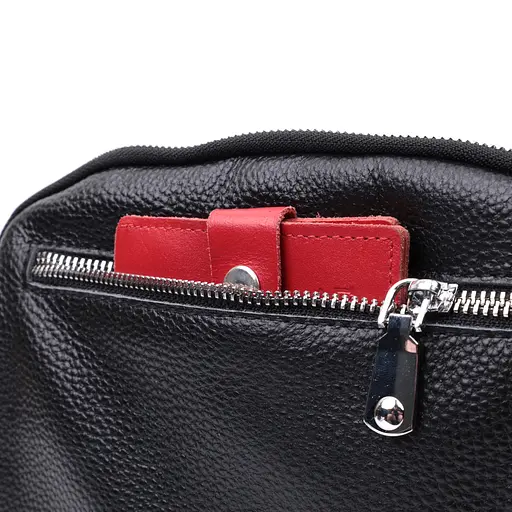 Сумка Vintage на два отделения из натуральной кожи 23х14х11.5 см sum0027552 - фото 10