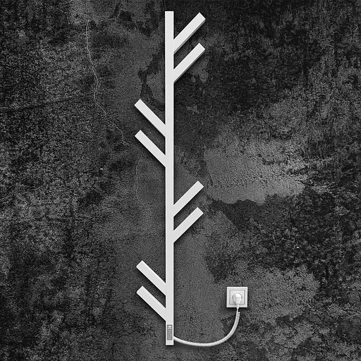 Електрична рушникосушарка Kosser Мадера 1200x255 ERL тайм. білий РМ01ERLW, Білий матовий, нижнее - фото 2