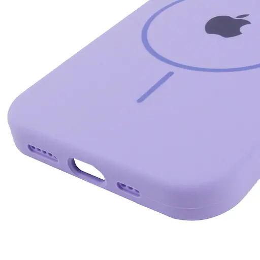 Чохол Epik Silicone Case Full Protective AA with MagSafe для Apple iPhone 15 Plus 6.7 Бузковий/Dasheen - фото 5