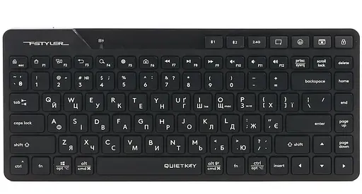 Клавіатура A4Tech Fstyler FBK26C AS Black (FBK26C AS (Black)) - фото 1