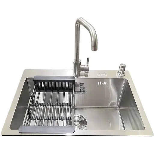 Комплект мийка + змішувач Romzha Arta U-550S (B) - фото 2