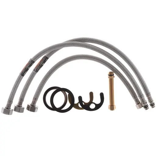 Змішувач для кухні на дві води Haiba Ceba 021 HB0658 Хром - фото 2