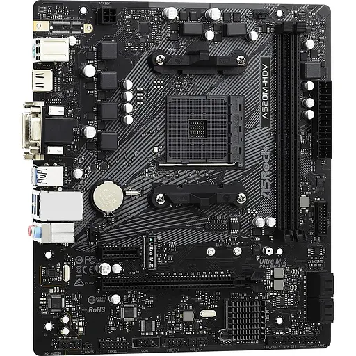 Материнська плата ASRock A520M-HDV [136443] - фото 3