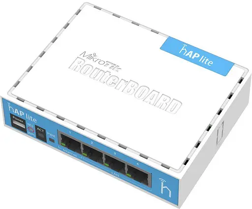 MikroTiK Маршрутизатор hAP lite - фото 2