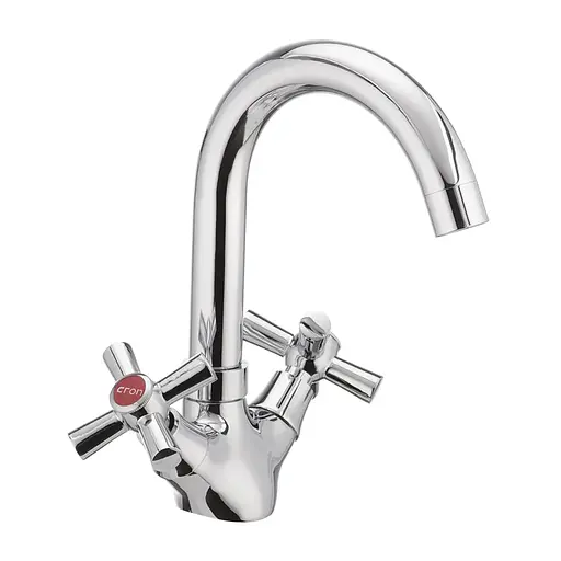 Змішувач для умивальника Cron Polo 274 CR0202 Хром - фото 1