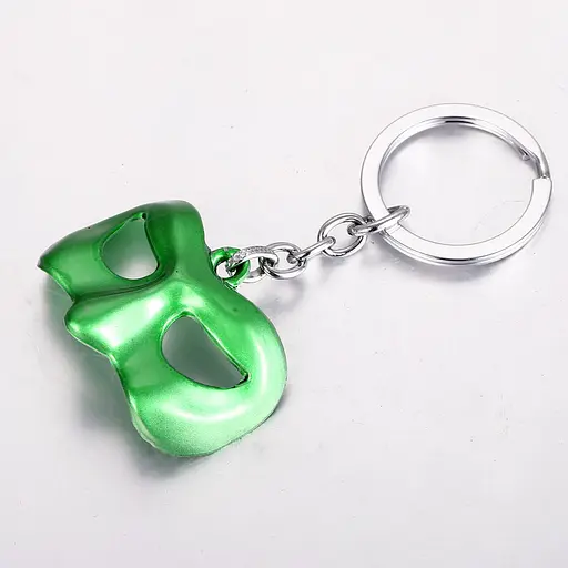 Брелок у вигляді маски Зеленого Фонаря.690 - фото 4