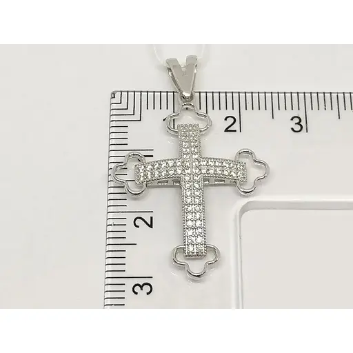 Золотой крестик Favoritum с фианитами. 711045_2Б - фото 4