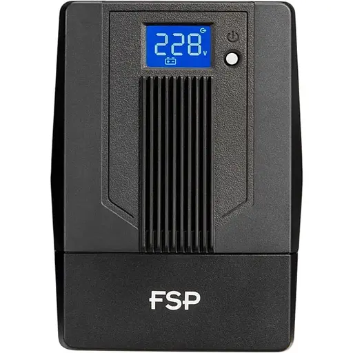 ИБП FSP iFP-800, 800ВА/480Вт, LCD, Schukox2. 230V/50Hz, USB, Black