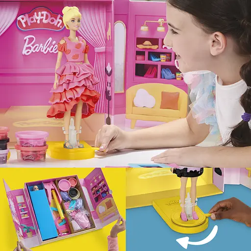 Набір для творчості Hasbro Play-Doh Barbie Показ Моди з масою для ліплення (G1356) - фото 9