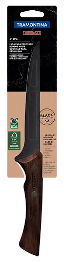 Нож отделочный Tramontina Churrasco Black, 152 мм (6710919) - фото 5