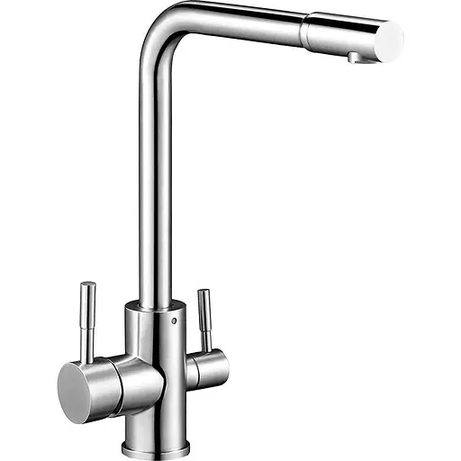 Змішувач комбінований для кухні Zegor SAP18-A090 осмос нержавіюча сталь 30412 - фото 1