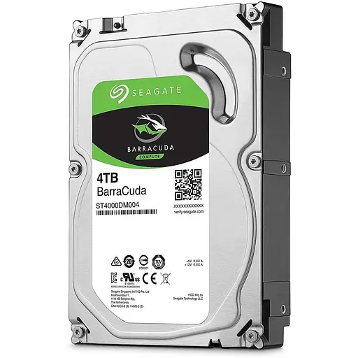Жесткий диск Seagate BarraCuda 3.5" SATAIII 5400rpm 256MB 4TB (ST4000DM004) - фото 2