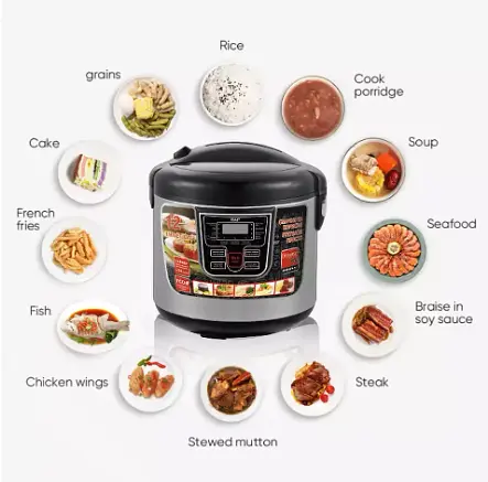 Багатофункціональна універсальна мультиварка RAF R.166 12 програм з антипригарним покриттям - фото 3