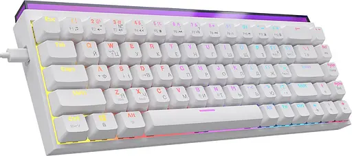 Клавіатура Ajazz NK68 Red switches White (NK68-R-W) - фото 5