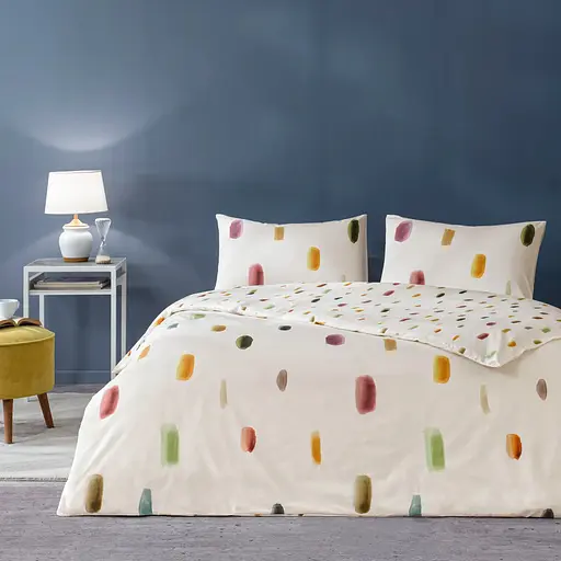 Постільна білизна Jullian Cream Ранфорс / простирадло на резинці Tac pbe0051214 - фото 1