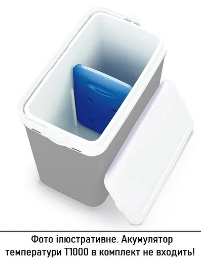 Ізотермічний контейнер Adriatic 24 л сірий з салатовим - фото 6