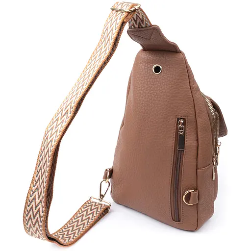 Женская сумка Vintage с одним плечевым ремнем из крупнозернистой экокожи 17х29х9 см sum0026945 - фото 2