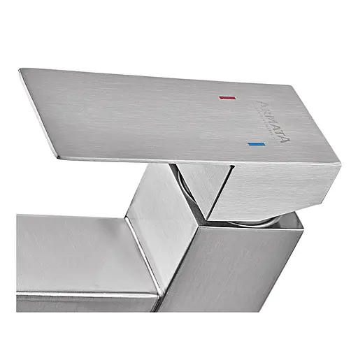 Смеситель для умывальника Armata Kub-001 нержавеющая сталь CH6491 Нержавеющая сталь - фото 2