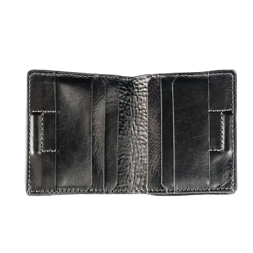 Мужской кожаный кошелек Grande Pelle 10х10х2 см acs0029275 - фото 2