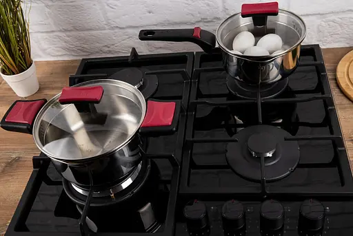 Варочная поверхность газовая Hansa 59 см чугун черный - фото 6